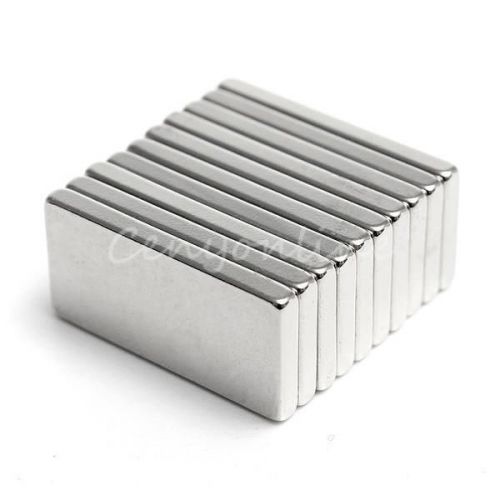 5pcs Strong Block Cuboid NdFeB Fridge Magnets Rare Earth Neodymium 20 x 10 x 2mm