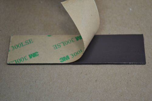 New lot of 10 flexible magnet strips 1&#034; x 4&#034; with 3m adhesive for sale