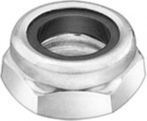 #8-32 Nylon Insert Locknut (Nyloc) Thin NTM UNC Steel / Zinc Plated  Pack of 100