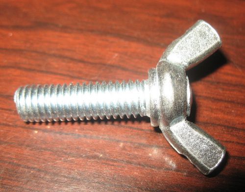 Steel wing screws - 3/8-16 x 1-1/4&#034; - new - wingbolt bolt nut wingnut 10/ 25/100 for sale