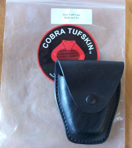 Cobra Molded Leather  Duty Handcuff Case Fits 2 1/4&#034; Belt Black