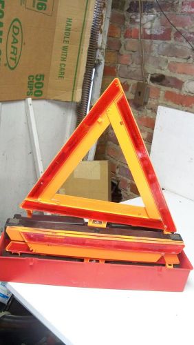 James King 1005 Warning Triangle Flare Kit Safety DOT Trucker USA Tow Truck