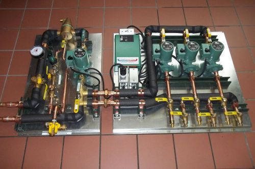 Radiant heat system for use with waste oil boilers- three zone for sale