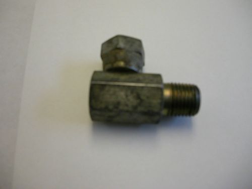 Hydraulic pipe fitting adapter swivel 1/4&#034; male x 1/4&#034; female for sale
