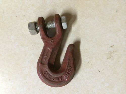 1/4&#034;  crosby clevis grab/chain hook rigging construction,log,farm, tow for sale