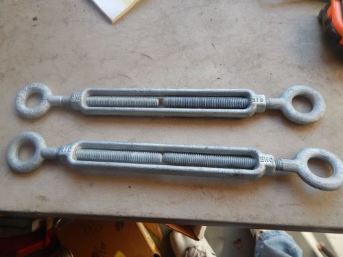 &#034;Chicago&#034;  Turnbuckles lot of 2 pcs  3/8&#034; x 11-3/8&#034; overall Closed