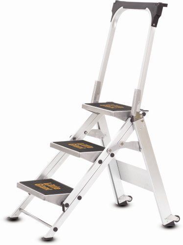 3 step little giant safety step ladder jumbo metal multi purpose for sale