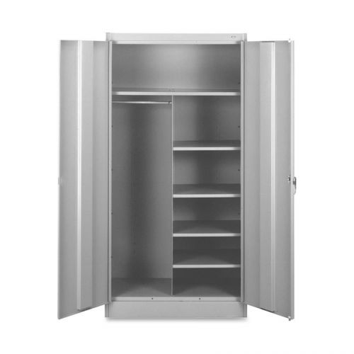 Tennsco Corp TNN7214LGY Combination Wardrobe/Storage Cabinets