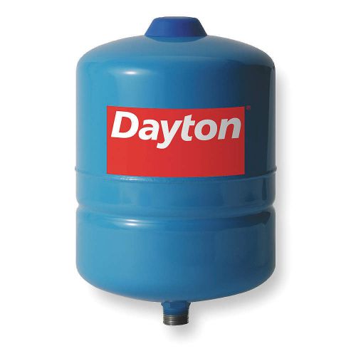 DAYTON 4MY56 Precharged Diaphragm Water Tank, 2.1 Gallon, 12 H x 8 Dia.