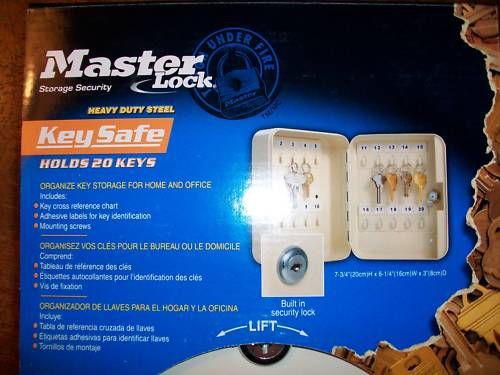 MASTER LOCK KEY SAFE  HOLDS 20 KEYS