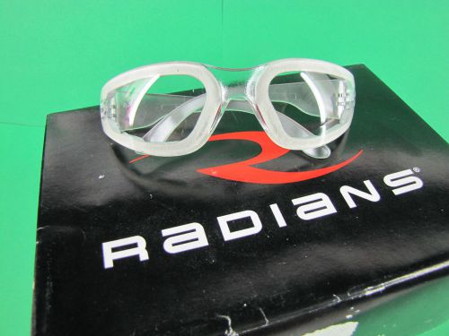 RADIANS ~ Mirage Foam Lined Vision Protection Safety Glasses Clear Anti-Fog