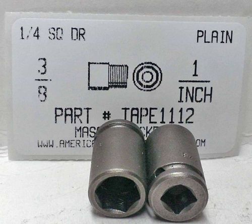 Apex #1112 3/8&#034; hex socket 1/4&#034; square drive (1) for sale