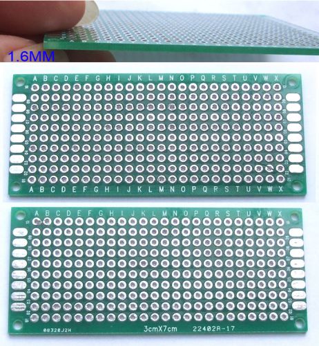 5PCS 3CM X 7CM Double Side Printed Circuit Board Blank Protoboard PCB Soldering