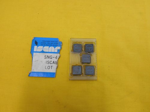 5 INDEXABLE CERAMIC TOOL INSERTS for lathe or mill ISCAR SNG 432