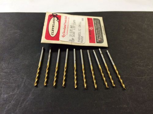 Cleveland 16160  2165tn  no.45 (.0820) screw machine, parabolic drills lot of 10 for sale