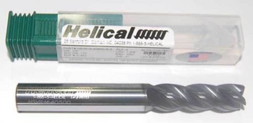 Helical 1/2&#034; x 1-5/8&#034; Vari. Pitch High Perf. Carbide  End Mill w/CR-Stainless,TI