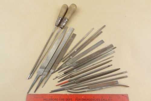 Lot of 20 nicholson zip-penn mccullern metal files handle tools machinist lathe for sale