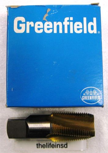 New 1 - 11 1/2 npt 15° greenfield hsse emss 4 fl spiral tpr pipe tap 8321t 83947 for sale