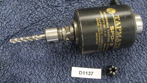 Tapmatic SPD3 Tapping head Cat# 18362  For #0-1/4&#034; Taps  inv D1137