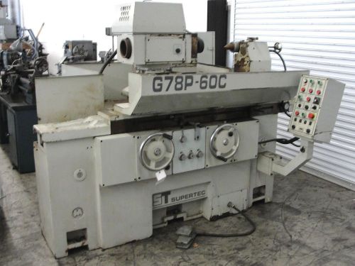 1998 SUPERTEC G78P-60C 31&#034; X 20&#034; AUTOMATIC CYLINDRICAL GRINDER S/N 39807 (OC313)