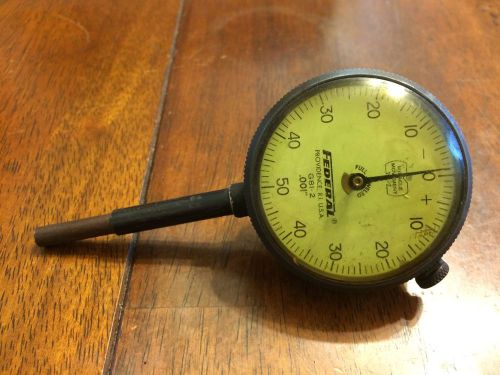 Federal Precision Indicator Dial G81-2 .001&#034; Fully Jeweled Made in USA