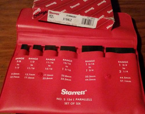 Starrett No.S 154 L Parallels - S154LZ (1 set)