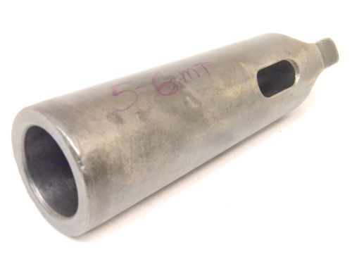 Used usa morse taper drill sleeve #5mt to #6mt adapter for sale
