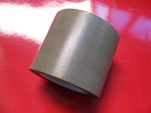 4&#034; PTFE teflon cloth 5mil tape 100mm*10m silicone base