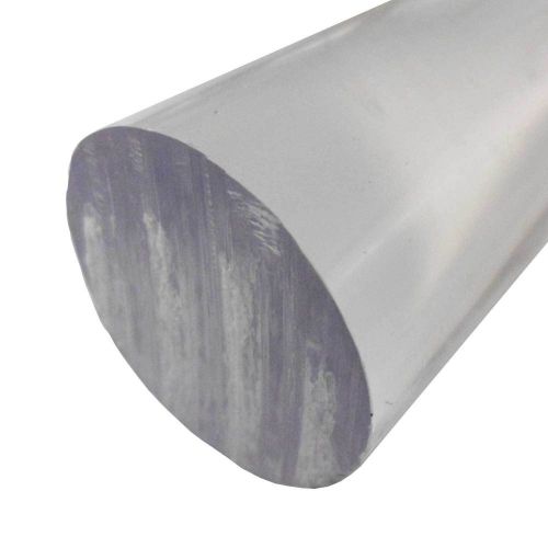 Polypropylene Round Rod 2&#034; diameter x 48&#034; long - Gray