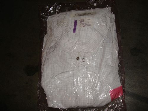 White knight cleanroom garments - size 4xl xxxxl - coverall jumpsuit bunny suit for sale