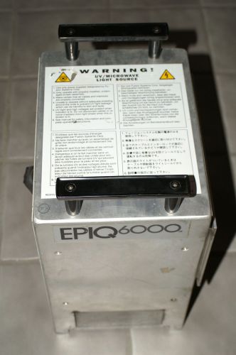 Fusion uv ultraviolet epiq6000 microwave lamp irradiator unit 600 watts per inch for sale