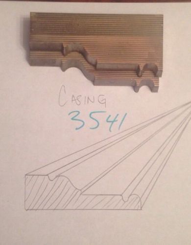 Lot 3541 Casing Moulding Weinig / WKW Corrugated Knives Shaper Moulder
