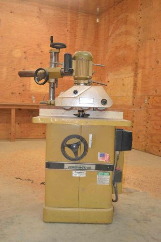 Powermatic 27 Shaper with Feeder 3 phase