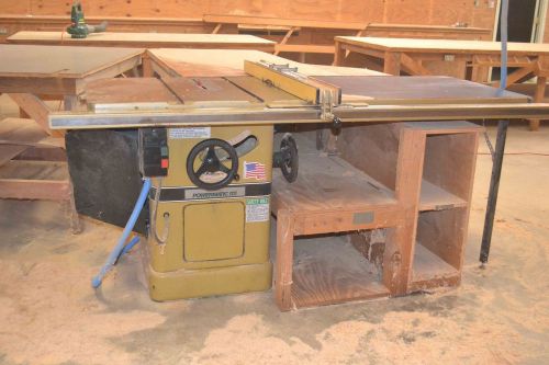 Powermatic 66 10&#034; table saw 3 phase for sale