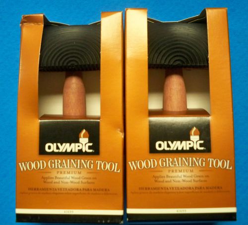 Lot of 2 new - premium olympic wood graining tool 41699 for sale