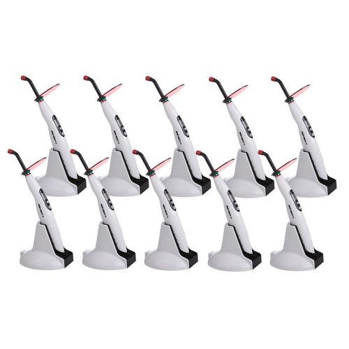 10X Dental Wireless Cordless LED Curing Light Lamp 1400mw Woodpecker LED-B Tips