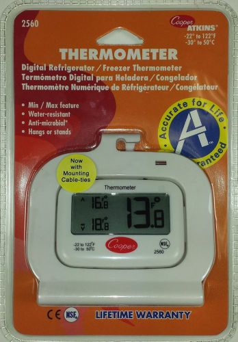 Cooper atkins 2560 digital refrigerator/freezer thermometer - accurate for life! for sale