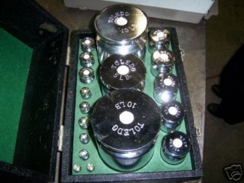 Complete set of &#034;standard&#034; scale/balance weights - nr! for sale