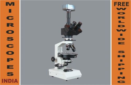 Professional polarizing trinocular geology mineralogy microscope -9mp usb camera for sale