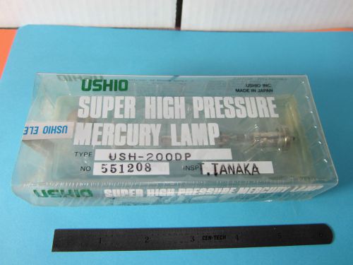 MICROSCOPE LAMP USHIO JAPAN USH-200DP HIGH PRESSURE MERCURY UV OPTICS BIN#B7