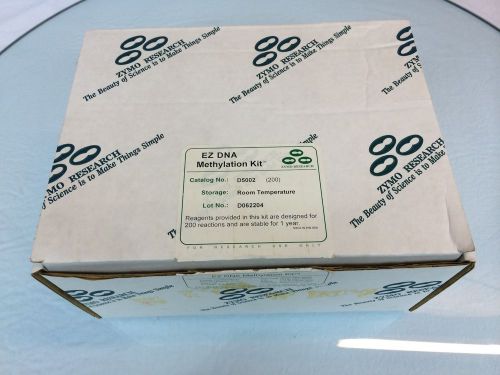 Zymo research ez dna methylation kit 200  d5002 for sale