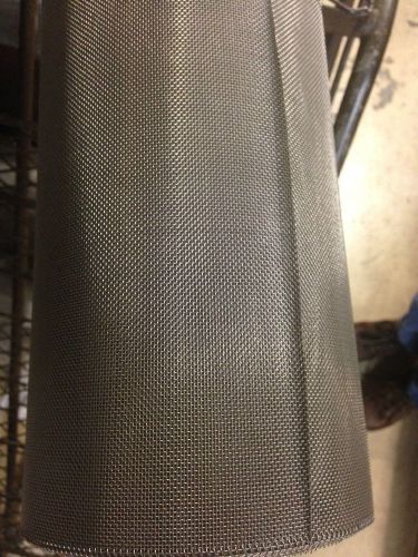Stainless Steel 20 Woven Mesh, 6&#034; x 6&#034; Piece, .015&#034; STS 347