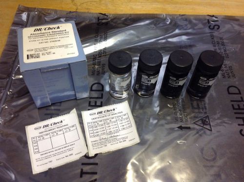 HACH 27639-00 DR/CHECK ABSORBANCE STANDARD SECONDARY STANDARDS KIT $99