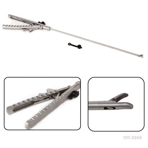 CE Approved Needle Holder V Type 5X330mm Laparoscopy Endoscope Curved tip