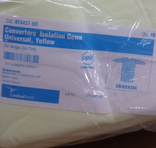 CARDINAL HEALTH CONVERTORS ISOLATION GOWN AT4437-BD QTY10
