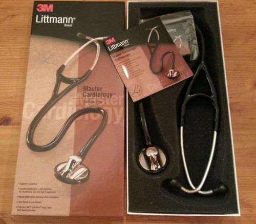 Littmann stethoscope master cardiology black new!!!! for sale