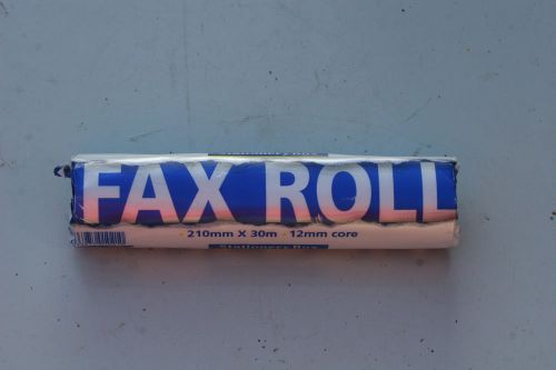New and Sealed Fax Roll - 210mm x 30m and 12mm core