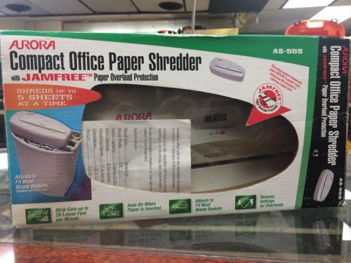 Aurora Compact Office Paper Shredder AS-55S