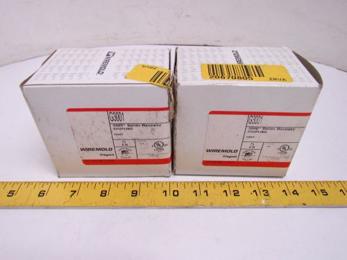 Wiremold G3001 3000 Raceway Coupling Lot of 10