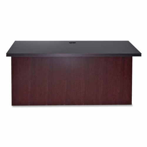 Lorell LLR87809 Mahogany Hardwood Veneer Desk Collection
